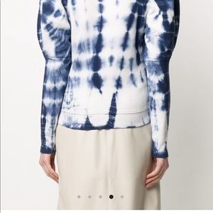 ulla johnson tie dye sweatshirt
